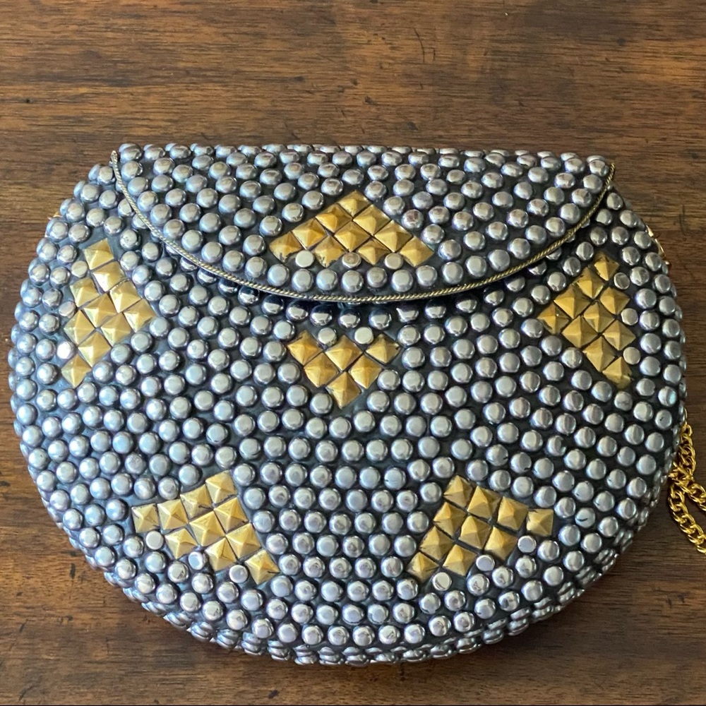 Metal Studded Handbag